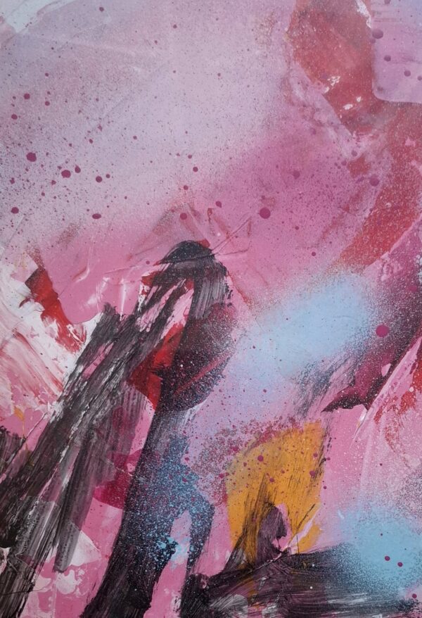 Acrylbild "Sweet rose" – Bild 2