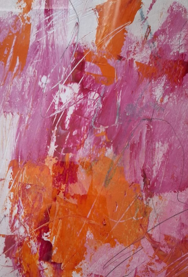Acrylbild "Lovely pink 1" – Bild 9
