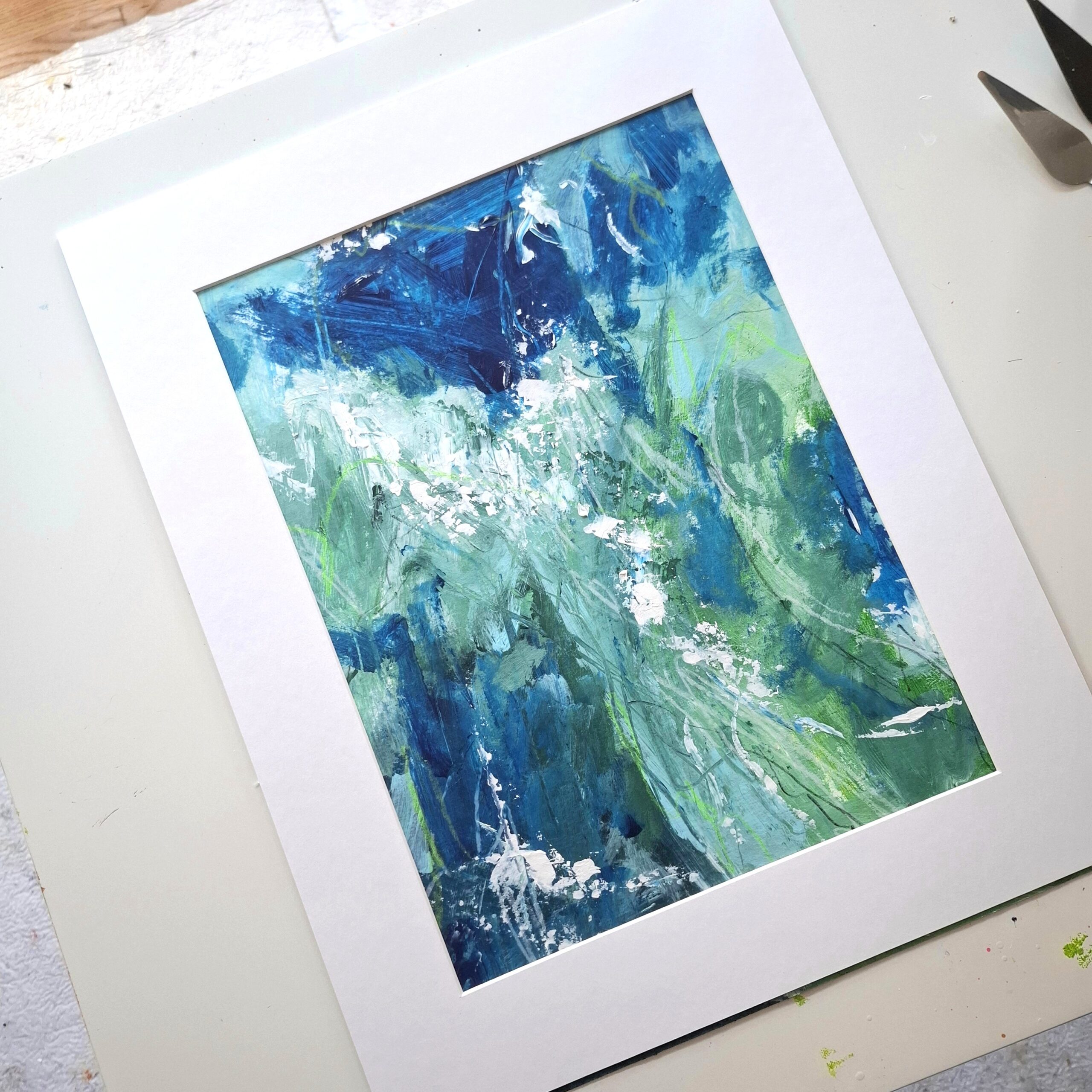 Acrylbild "Wasserwelt 1" – Bild 3