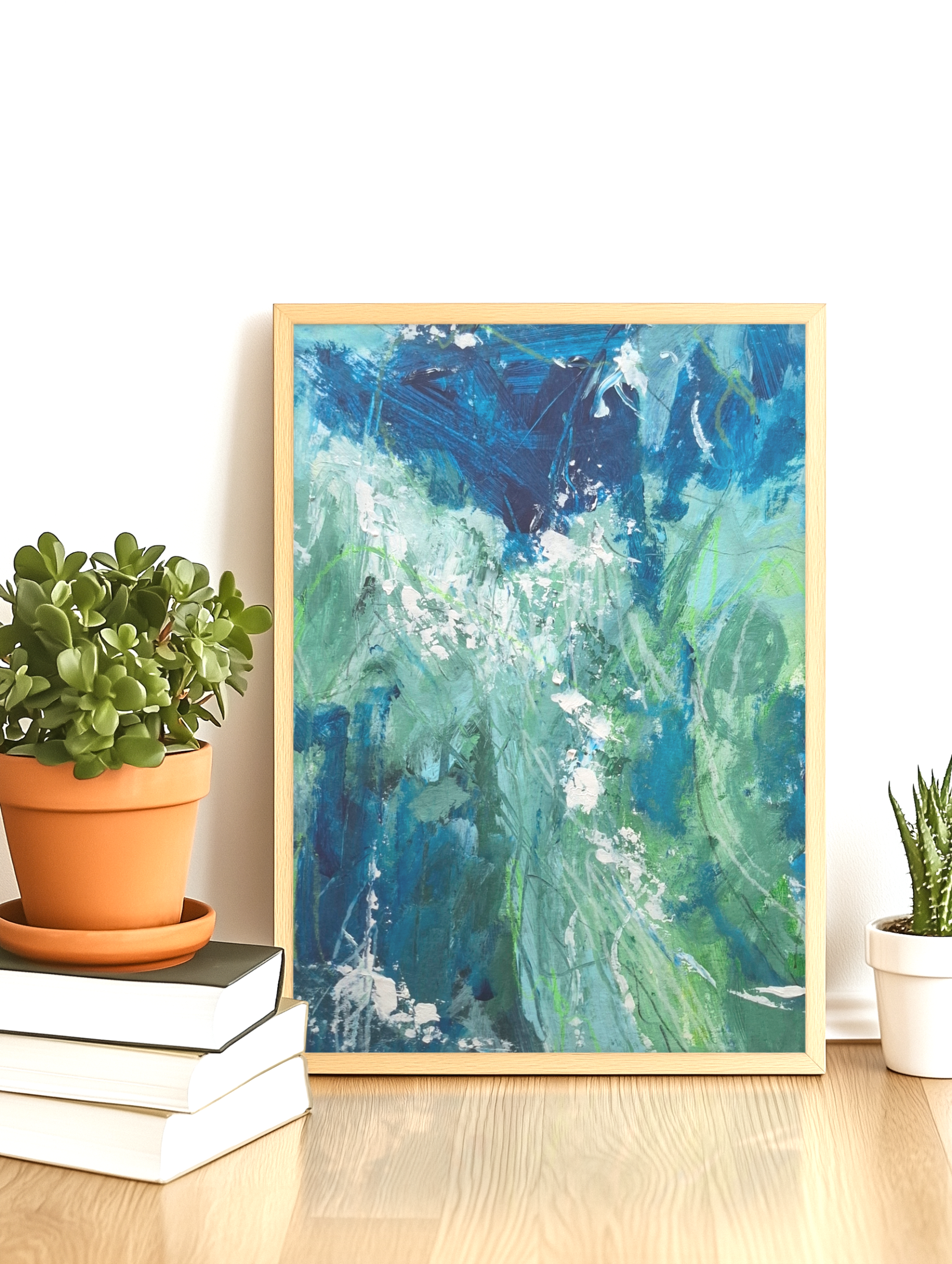Acrylbild "Wasserwelt 1" – Bild 2